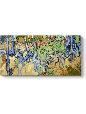 Tabloshop Vincent Van Gogh - Ağaç Kökleri Tablosu