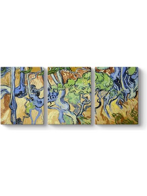 Tabloshop Vincent Van Gogh - Ağaç Kökleri Tablosu