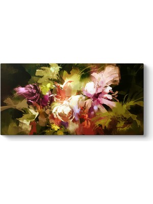 Tabloshop Soyut Çiçekler Buketi