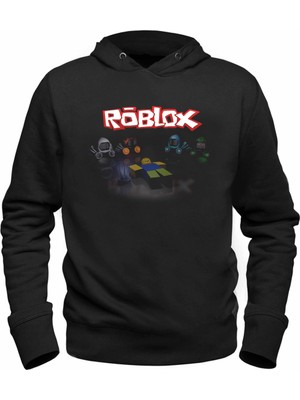 Alfa Tshirt Roblox Çocuk Siyah Sweatshirt