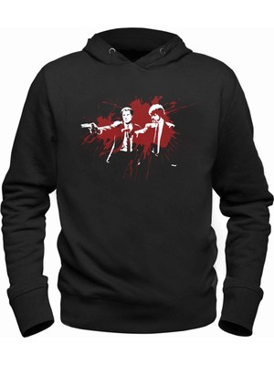 Alfa Tshirt Pulp Fiction Kapşonlu Çocuk Sweatshirt