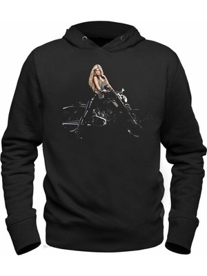 Alfa Tshirt Motorcycle Rider Kapşonlu Çocuk Sweatshirt