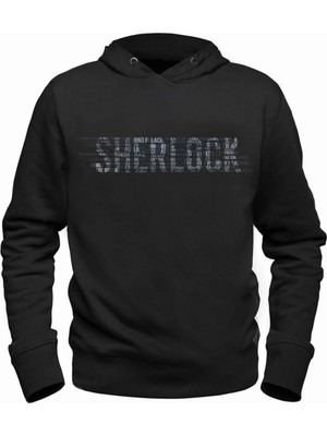 Alfa Tshirt Sherlock Holmes Siyah Çocuk Sweatshirt