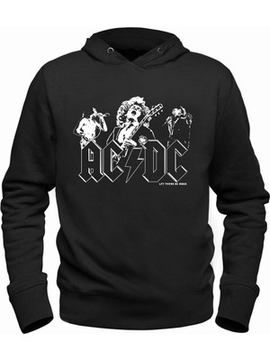 Alfa Tshirt Ac Dc Siyah Çocuk Sweatshirt