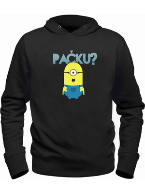 Alfa Tshirt Minions Siyah Çocuk Sweatshirt