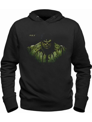 Alfa Tshirt Hulk Siyah Çocuk Sweatshirt