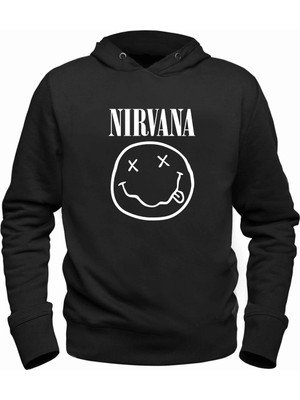 Alfa Tshirt Nirvana Siyah Çocuk Sweatshirt