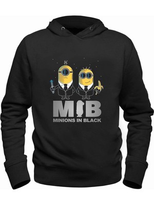 Alfa Tshirt Minions Siyah Çocuk Sweatshirt