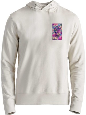 Alfa Tshirt Ananas Baskılı Ekru Çocuk Sweatshirt