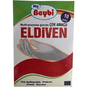 My Beybi Eldiven Lateks Pudralı 10 Lu Paket