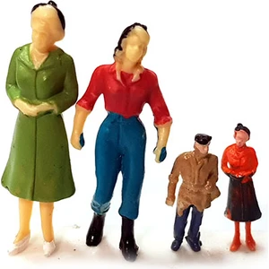 Vox Art 3'lü Maket Renkli Insanlar 1:50 Ölçek (Vım-59)