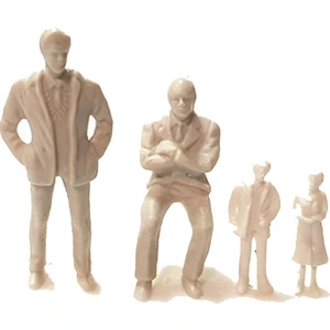 Vox Art 3'lü Maket Beyaz Insanlar 1:25 Ölçek (Vım-62)