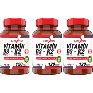 Vitamin K2 & Vitamin D3 120 Tablet 3 Kutu