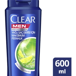 Men Yağlı Saç Derisi İçin Maksimum Ferahlık Şampuan 600 ml