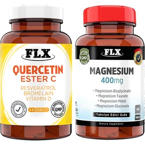 Flx Kuersetin Ester C 60 Tablet & Flx Magnezyum Malat 60 Tablet