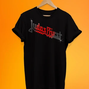 Judas Priest Baskılı %100 Pamuk Oversize T-Shirt Büyük Beden Tişört