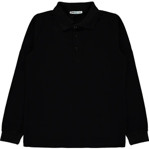 Boys Erkek Çocuk Sweatshirt 6-9 Yaş Siyah