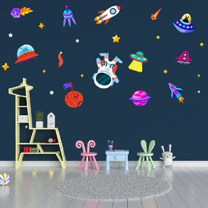 Uzay Astronot Ahşap Set