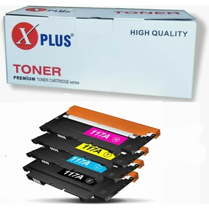 150A  117A Hp W2070A-W2071A-W2072A-W2073A  4 Renk Ithal Toner Seti 1.000 Sayfa Chipsiz
