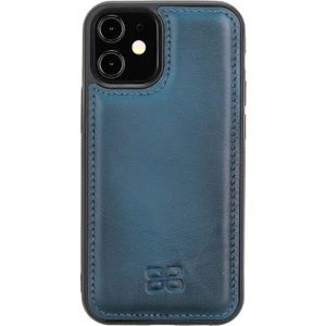 Fxc Deri Telefon Kılıfı iPhone 12 Mini BRN4EF Mavi