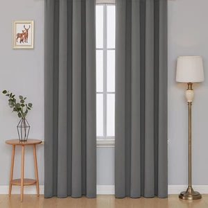 Kadife Görünümlü Kalın Fon Perde - Antrasit Gri