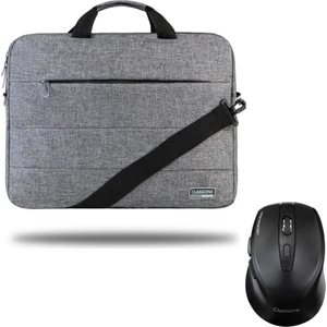 TL20004 15.6" Laptop Notebook Çantası Açık Gri+Kablosuz Mouse