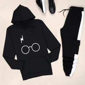 Siyah Potter Eşofman Takımı