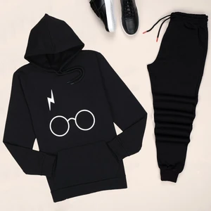 Siyah Potter Eşofman Takımı
