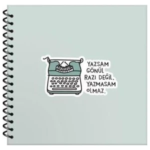 Keskin Color Yazsan Gönül Razı Değil Yazmasam Hisli Şeyler Defter