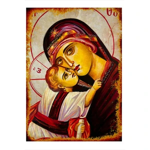 Meryem Ana ve Hz. Isa Tasarım Mdf Tablo