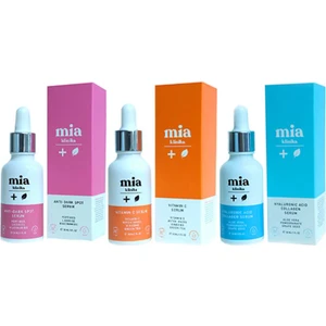 Mia Klinika C Vitamini Hyalüronik Asit ve  Serum Karşıtı Serum 3'lü Set 30 ml