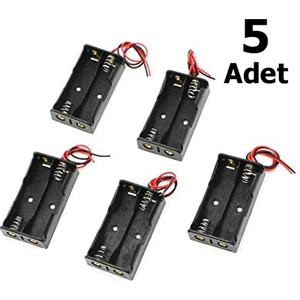 5 Adet Pil Yuvası Pil Yatağı Ikili Aa Pil Kutusu Iş Eğitimi Elektrik Devresi