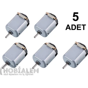 5 Adet Deney Motoru Dc Motor Mini Motor Elektrik Motoru