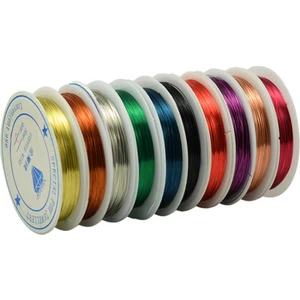 10 Adet Alüminyum Tel 1 mm Kalınlık 10 Farklı Renk Metal Tel