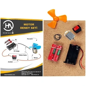 Basit Motor Devresi Deney Seti Eğitici Motor Devresi Iş Eğitimi Seti