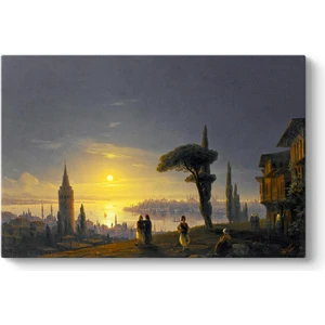 Ivan Ayvazovski - Galata Kulesi Tablosu