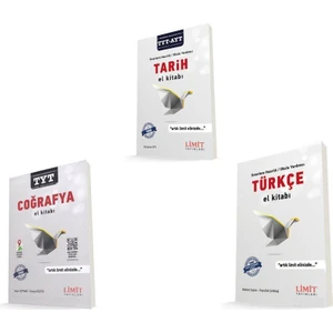 Limit Yayınları TYT AYT Coğrafya - Türkçe - Tarih El Kitabı Seti