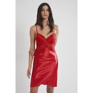 Pierre Cardin  Saten Dantelli Gecelik -  608