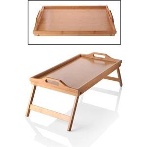Home Naturel Katlanır Ayaklı Bambu Tepsi