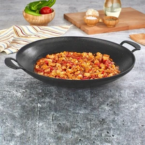 Polo Chef Iron 34 cm Döküm Granit Sac Kebap Tavası