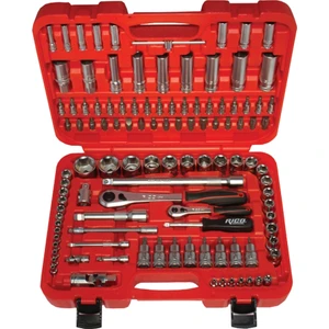 110 Parça 1/2” & 1/4” 6 Köşe Lokma Takımı