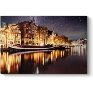 Yıldızlı Amsterdam Gecesi Tablosu