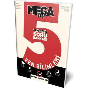 Cevap Yayınları 5.Sınıf Mega 5 Fen Bilimleri Soru Bankası
