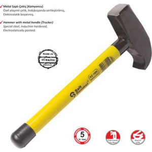 Sait Demirci Kamyoncu Metal Saplı Çekiç 1000 gr