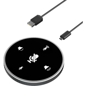 Masaüstü USB Konferans Hoparlörü Mikrofon Dahili Hoparlör (Yurt Dışından)