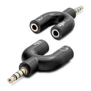 Kulaklık Mikrofon Ayırıcı 3.5mm Stereo Kulaklık Mikrofon Birleştirici Aparat