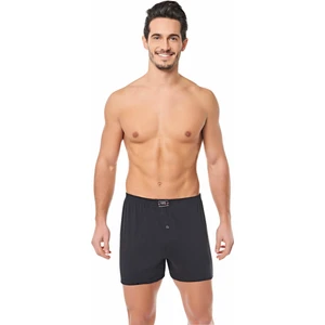 6 Adet Siyah Renk Penye Boxer