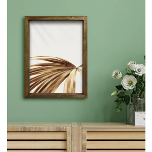 Bk Gift Otel Odası Konseptli Doğal Masif Ahşap Çerçeveli Tablo 30 x 40 cm - 117