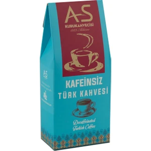 As Kurukahvecisi Kafeinsiz Türk Kahvesi 100 Gr. Kutu