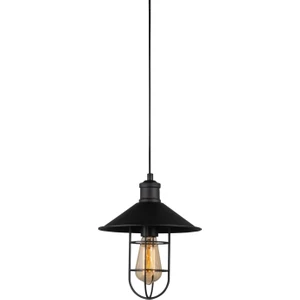 Rys Tasarım Retro Metal Kafesli Tekli Sarkıt Avize Çap.23 cm